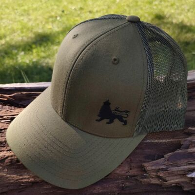 Trucker Cap | Lion of Judah, Olive