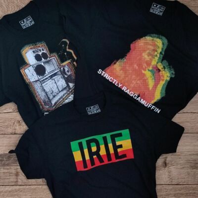 Pack Of 3 T-shirts: IRIE, Jammin' Loud, Strictly Raggamuffin 3x Tees