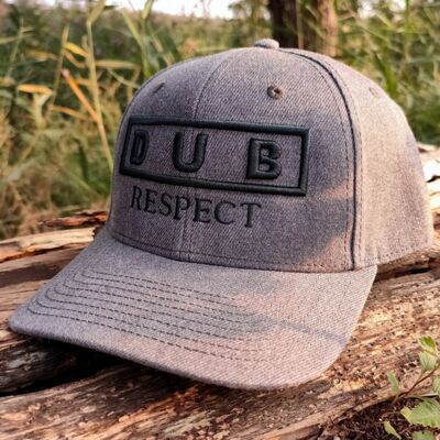 Curved Visor Cap | DUB Respect, Graphite Melange