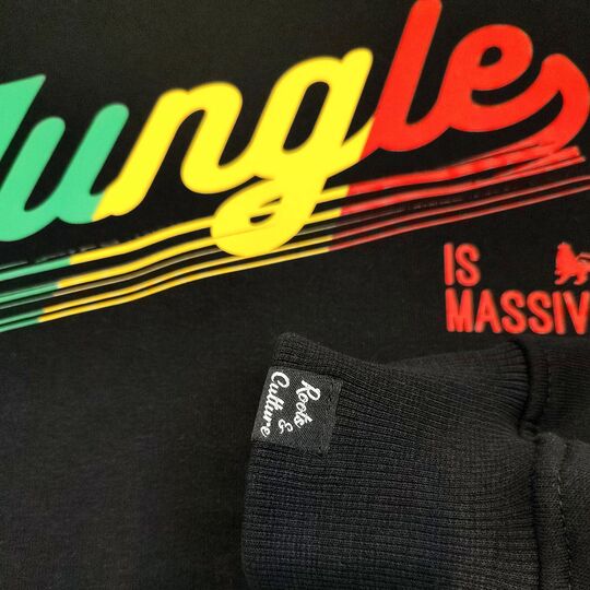 Classic Black Crewneck Sweatshirt Jungle is Massive