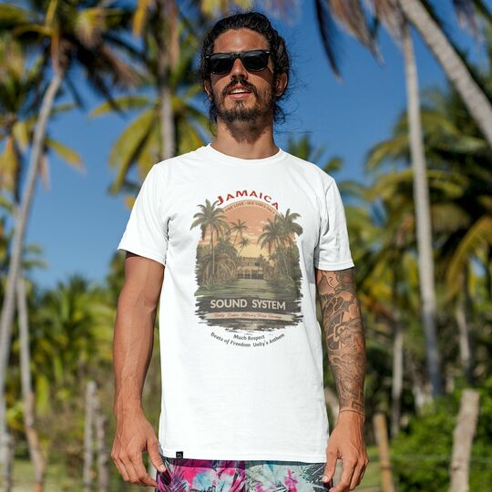 Jamaica Sound System T-shirt, One Love Irie Vibes