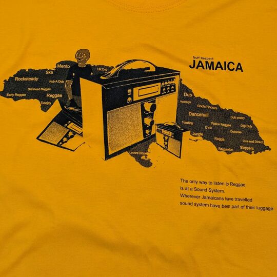 Tshirt Reggae Radio, Nuff Respect Jamaica 