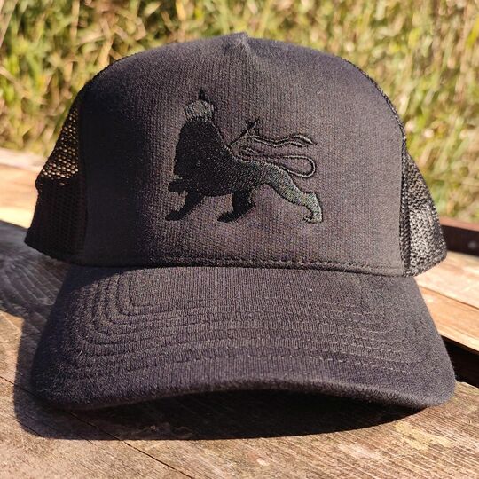 Lion of Judah Classic Trucker Cap - Black