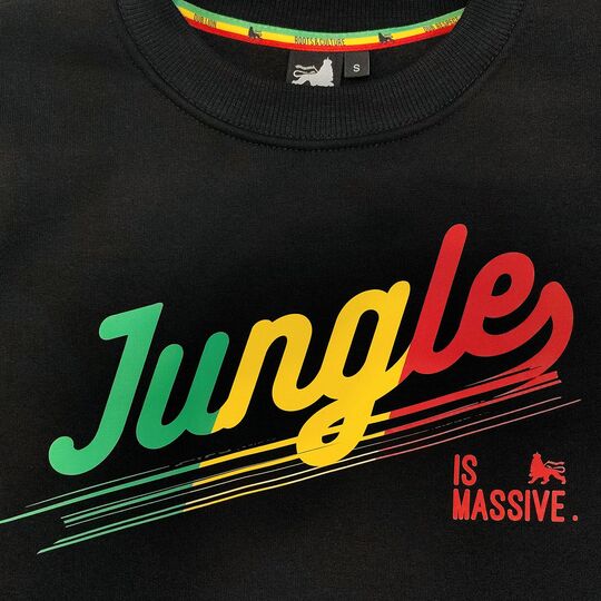 Classic Black Crewneck Sweatshirt Jungle is Massive