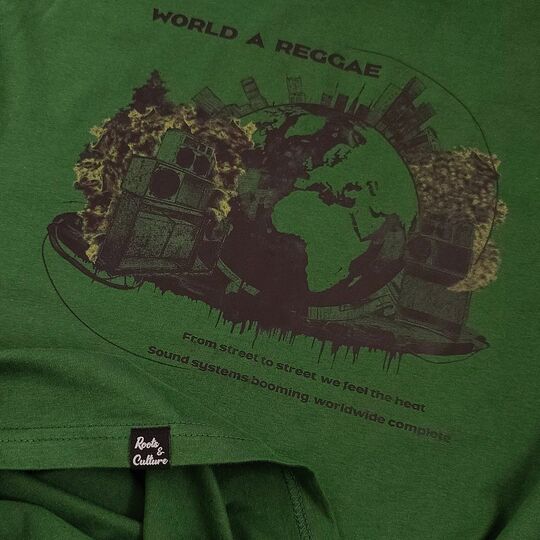 World A Reggae Sound System Tribute T-shirt | Roots Reggae Culture Tee