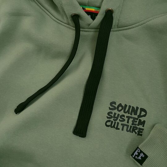 Bluza z nadrukiem na plecach DubWise No compromise! / Sound System Culture