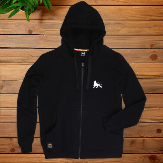 DubLion unisex Zip Hoodie | Black color