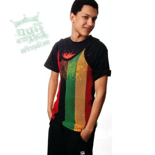 Mesh Vest Rasta tshirt