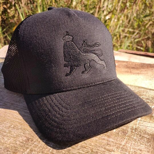 Lion of Judah Classic Trucker Cap - Black