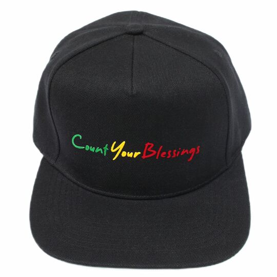 Count Your Blessings snapback cap | Black