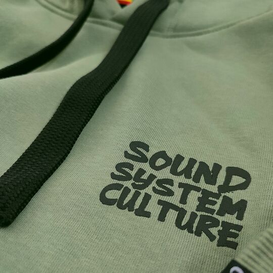 Bluza z nadrukiem na plecach DubWise No compromise! / Sound System Culture