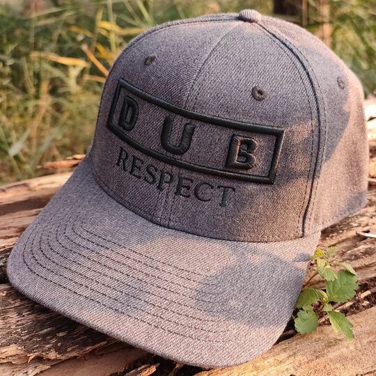 Curved Visor Cap | DUB Respect, Graphite Melange