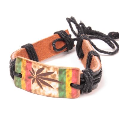 Bransoletka - Weed /  Rasta