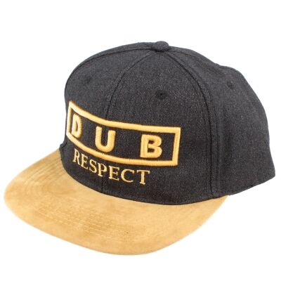 Czapka Snapback Dub Respect |  Black Ash & Camel