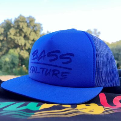 Niebieska czapka Bass Culture Trucker Flexfit 