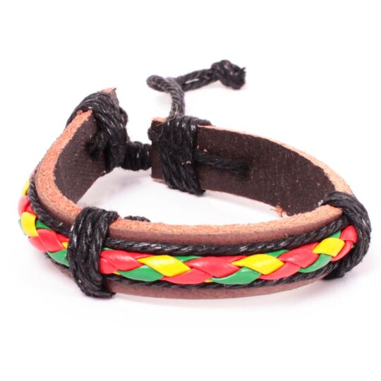 Rasta Reggae thong bracelet 