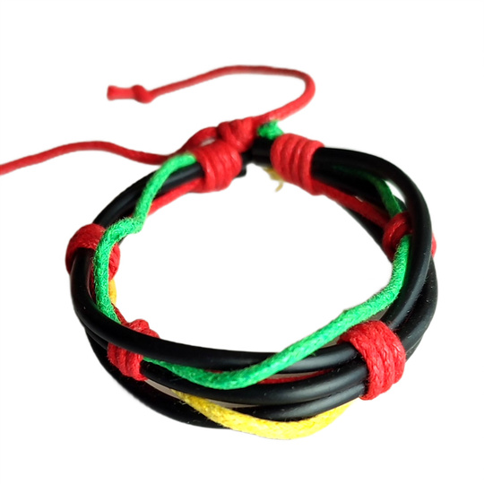 Rasta Reggae thong bracelet 955