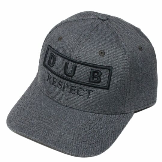 Curved Visor Cap | DUB Respect, Graphite Melange